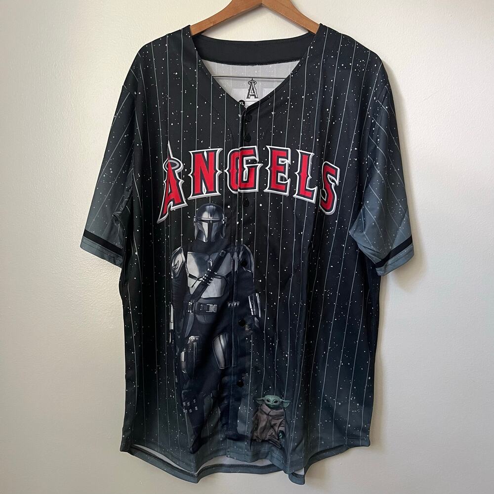 Angels Anaheim Star Wars Mandalorian & Grogu Jersey